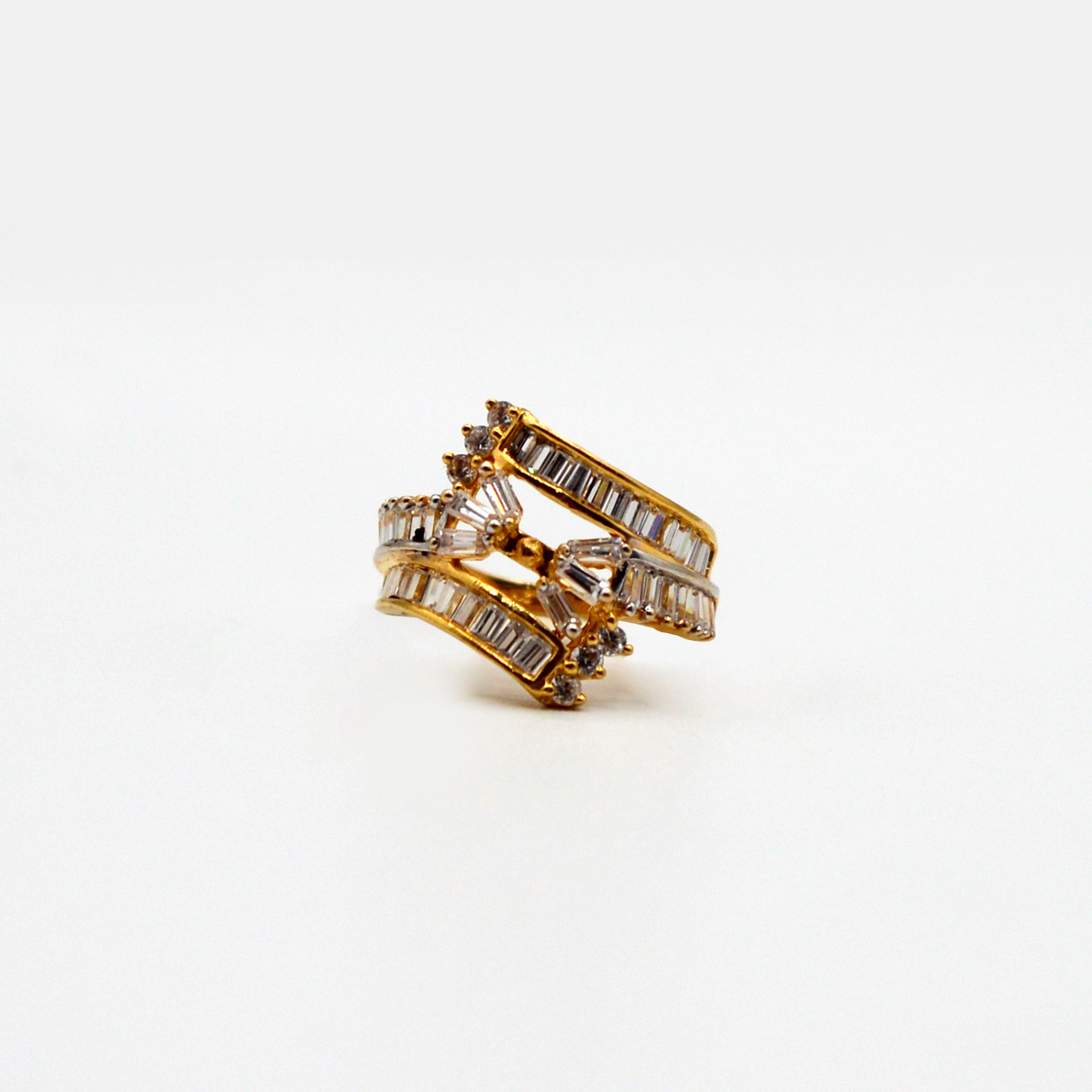 Almas Rind Ribbon Gold Ring – Almas Jewellers