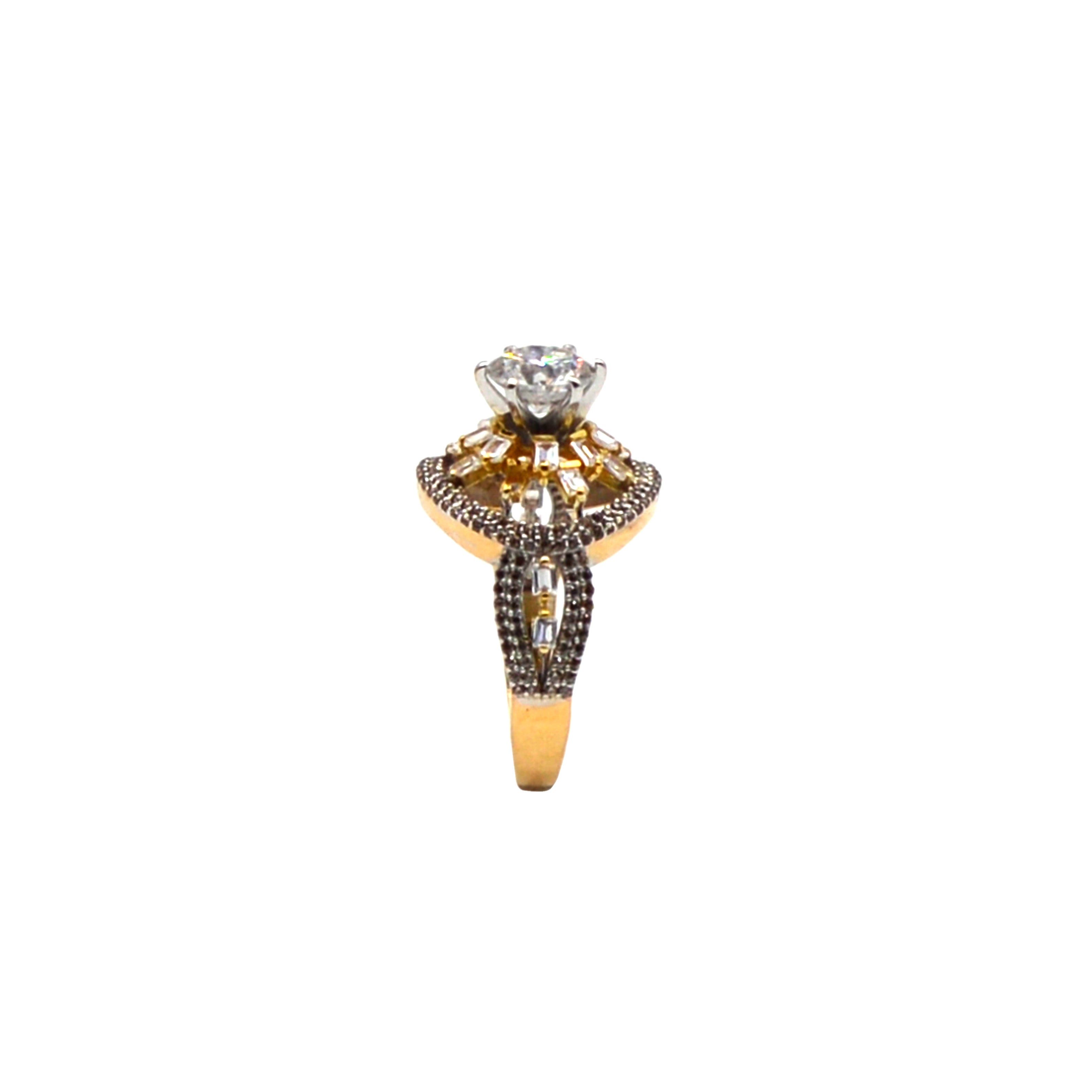 Almas Rind Crown Gold Ring – Almas Jewellers