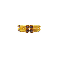 Sapphire Sky Gold Bangles
