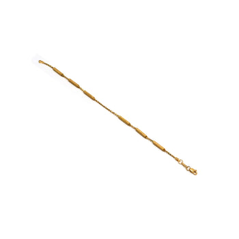Textured Bar Link Bracelet