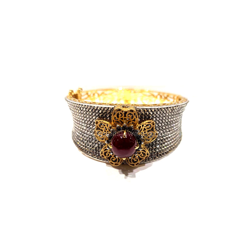 Single Stoned Ruby Zircon Kara