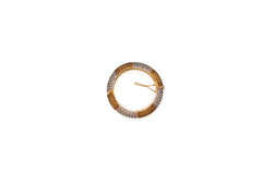 Dual-Tone Beaded Bangle