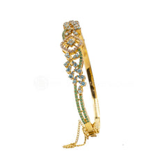 Emerald Glided Gold Kara