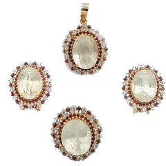 Serenity Gold Locket Set