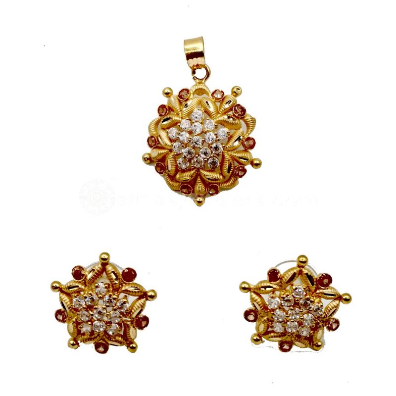 Gilded Gold Locket Set