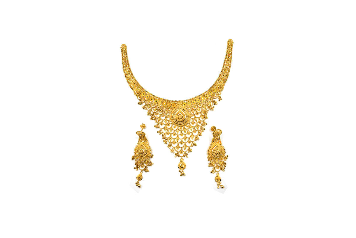 Ornate Gold Filigree Set