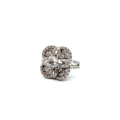Pure Zircon Gold Ring