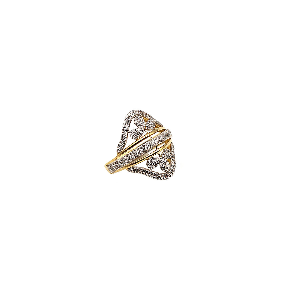 Almas Rind Glacial Gold Ring – Almas Jewellers