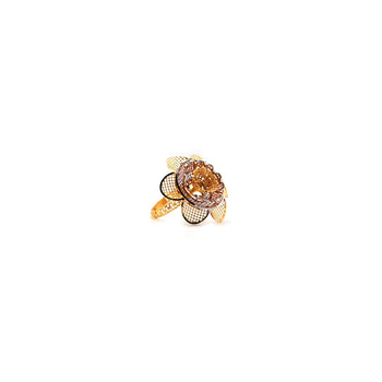 Multi-Tone Floral Ring