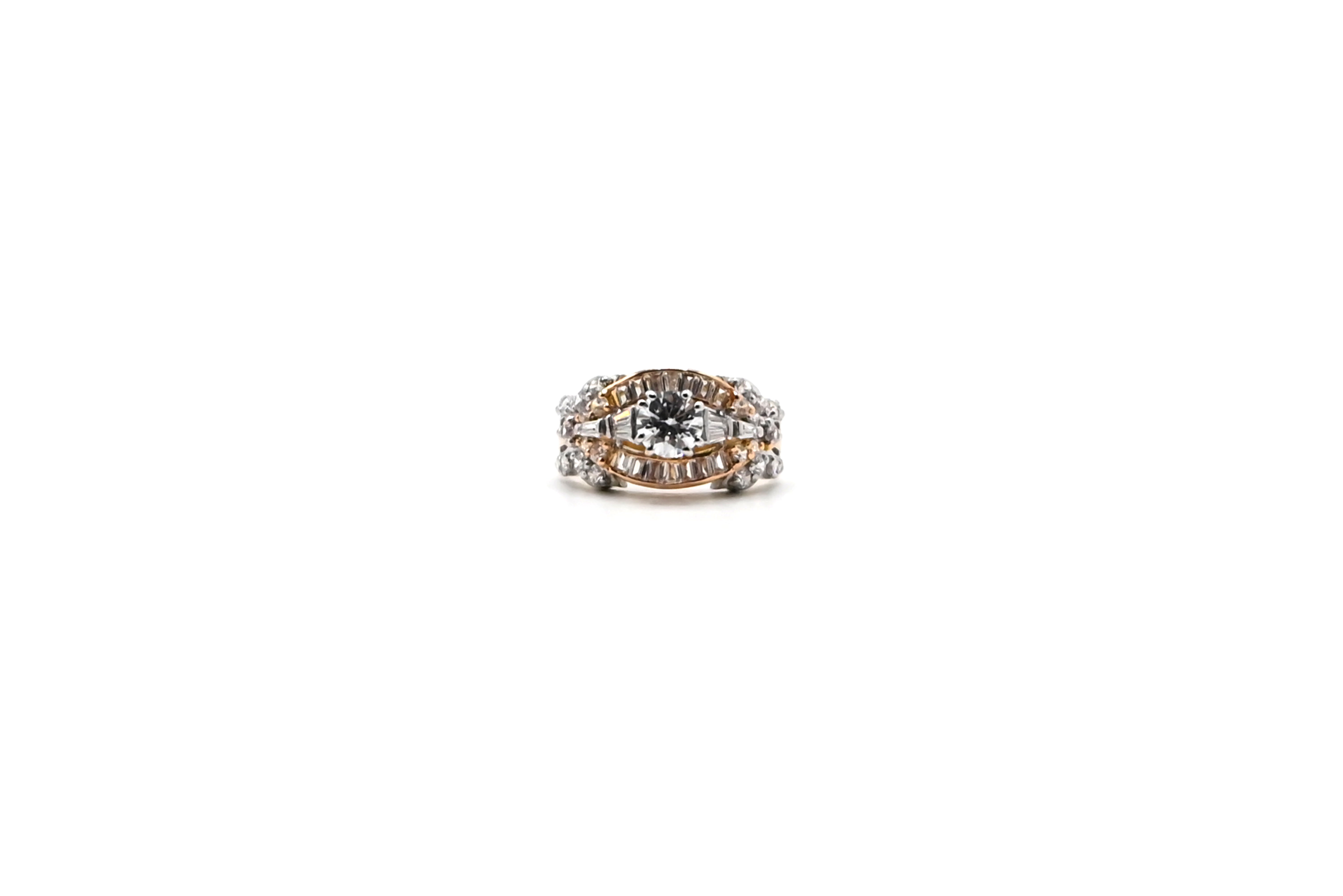 Almas Rind Radiant Diamond Cluster Ring – Almas Jewellers