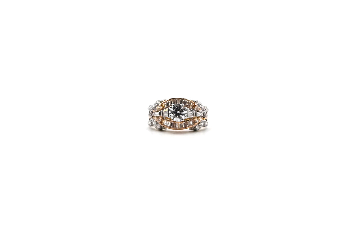 Radiant Diamond Cluster Ring