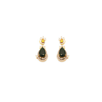 "Verdant Topaz Delight Earrings "