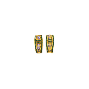 Illusion Gold Earring