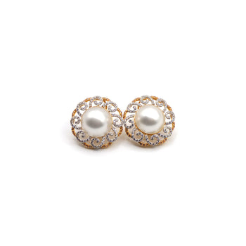 Pearl Serenade Gold Earrings