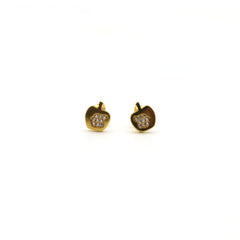 Gem Gold Earring