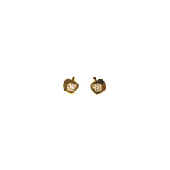 Gem Gold Earring
