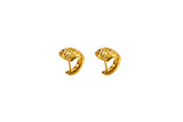 Geometric Cutout Gold Studs