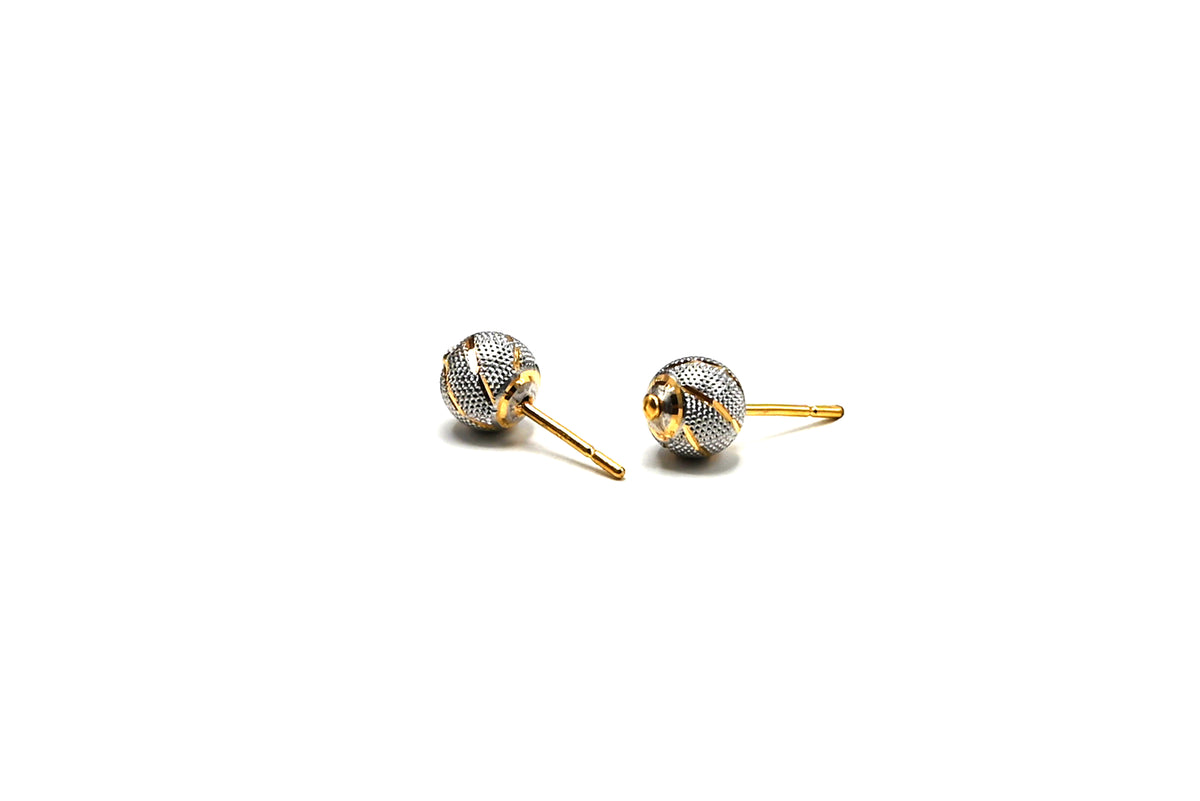 Textured Globe Studs